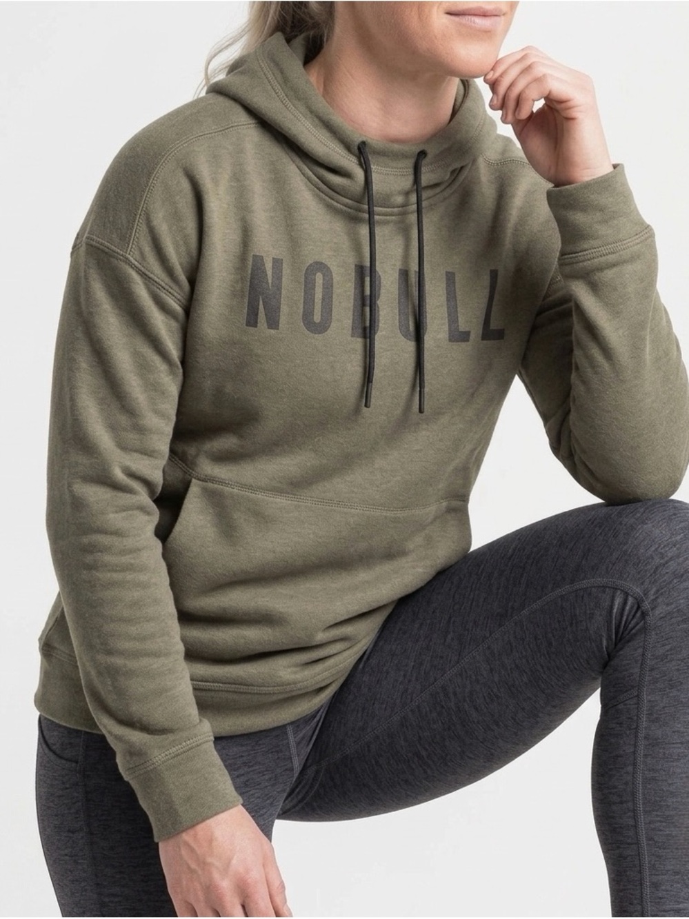 NWT Women's NOBULL Hoodie - XS - Army Green